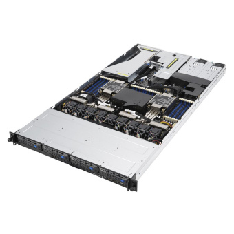 Платформа системного блока ASUS RS700-E10-RS4U 1x SFF8643 + 2x SFF8654x8, 4x trays (4x NVMe/SAS/SATA on the backplane, 4 NVMe to m/b), 1x OCP 3.0, 2x X710-AT2 10G, DVD-RW, 2x 1600W