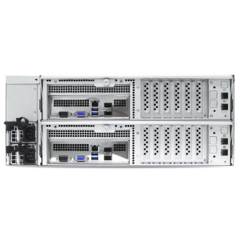 Платформа системного блока AIC HA401-VG_XP1-A401VG01 A401VG01 4U 24-bay storage server, 24x SATA/SAS hotswap 3.5"/2.5" universal bay, 2x canister, 4x 9mm 2.5" nternal bay, 12G expander board with 2x SFF-8643, 2xSFF-8644, 1300W 1+1 redundant power supply,