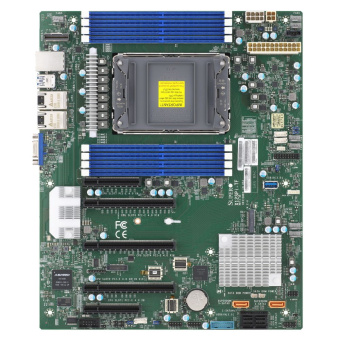Материнская плата SuperMicro MBD-X12SPI-TF-B (1*LGA4189, 8*DDR4(3200), 10*SATA3, 1*M.2, 5*PCIE, 2*10Glan)